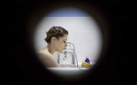 What is a <strong>voyeur</strong>?. . Bathroom voyeurism
